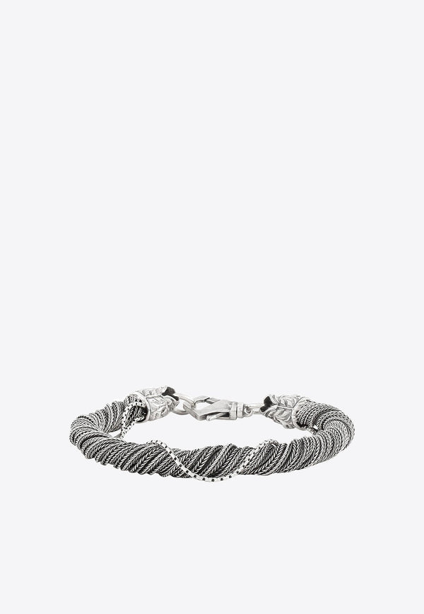 Silver Torsion Bracelet