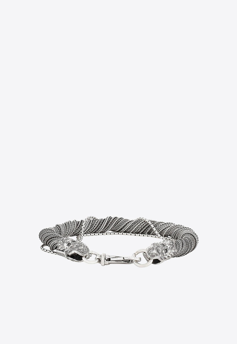 Silver Torsion Bracelet