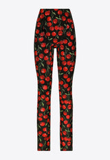 Cherry-Print Leggings