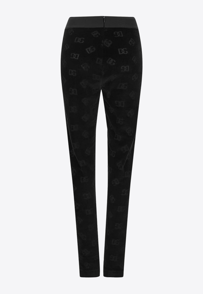 Logo Monogram Jersey Leggings