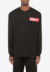 Logo Patch Crewneck Sweatshirt