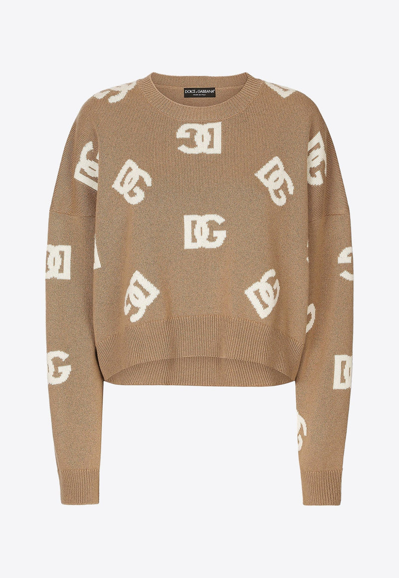 Logo Intarsia Wool Sweater