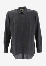 Long-Sleeved Wool Shirt