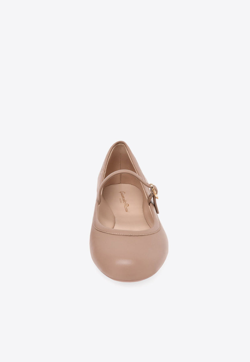 Carla Leather Ballerina Shoes