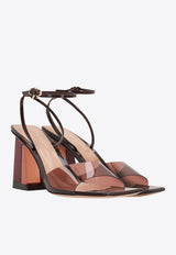 Cosmic 85 Metallic-Leather Sandals