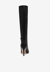 Carrey 85 Calf Leather Knee-High Boots