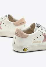 Kids Super Star Low-Top Sneakers in Leather