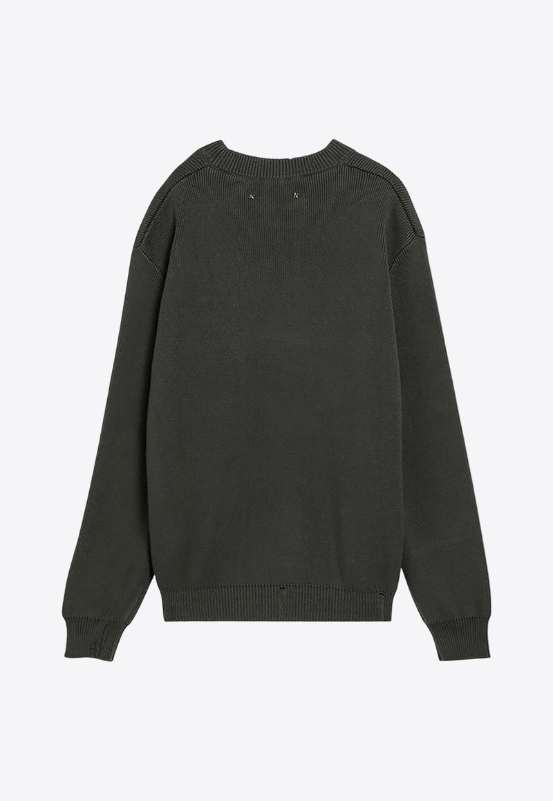 Logo Patch Knitted Sweater