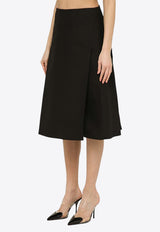 Flared Midi Skirt