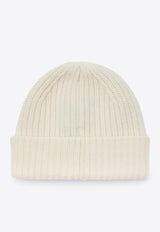 Star Patch Wool Beanie