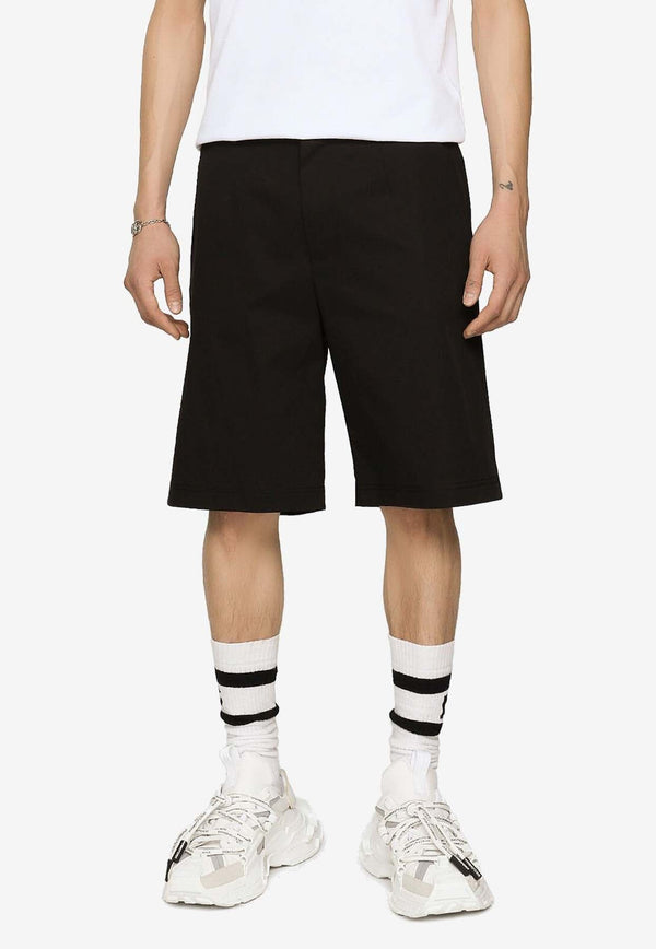 Logo Plaque Chino Shorts