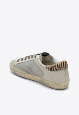 Super-Star Distressed Leather Sneakers