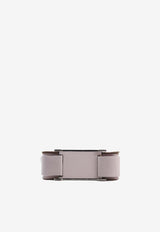 Geta Verso in Mauve Pale and Chai Chevre Leather with Palladium Hardware