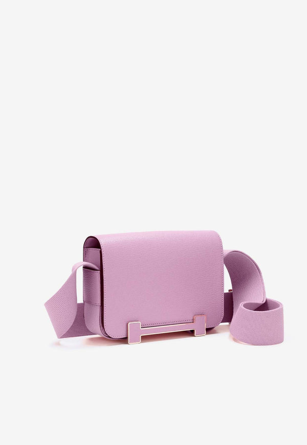 Geta Shoulder Bag in Mauve Sylvestre Chèvre Mysore with Palladium Hardware