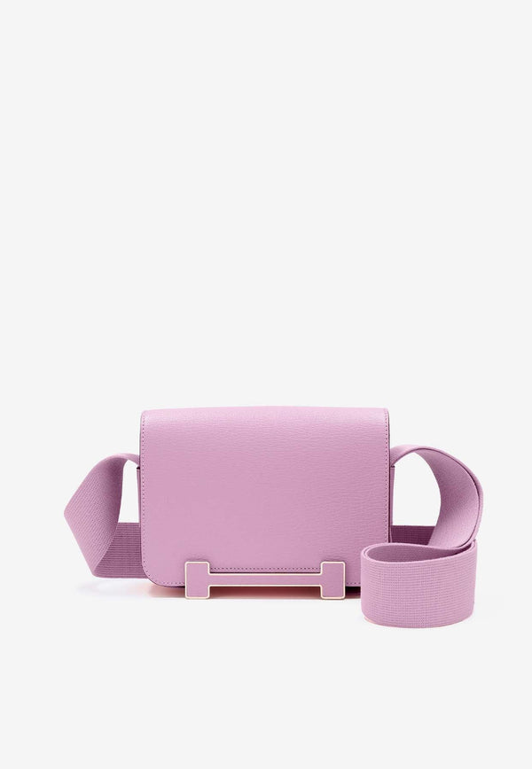 Geta Shoulder Bag in Mauve Sylvestre Chèvre Mysore with Palladium Hardware