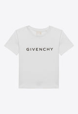 Girls Logo Print Crewneck T-shirt