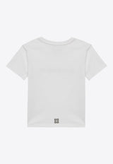 Girls Logo Print Crewneck T-shirt