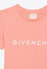 Girls Logo Print Crewneck T-shirt