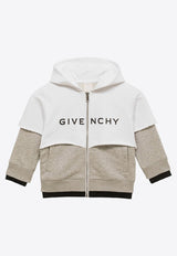 Boys Layered Zip-Up Hoodie