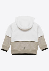 Boys Layered Zip-Up Hoodie