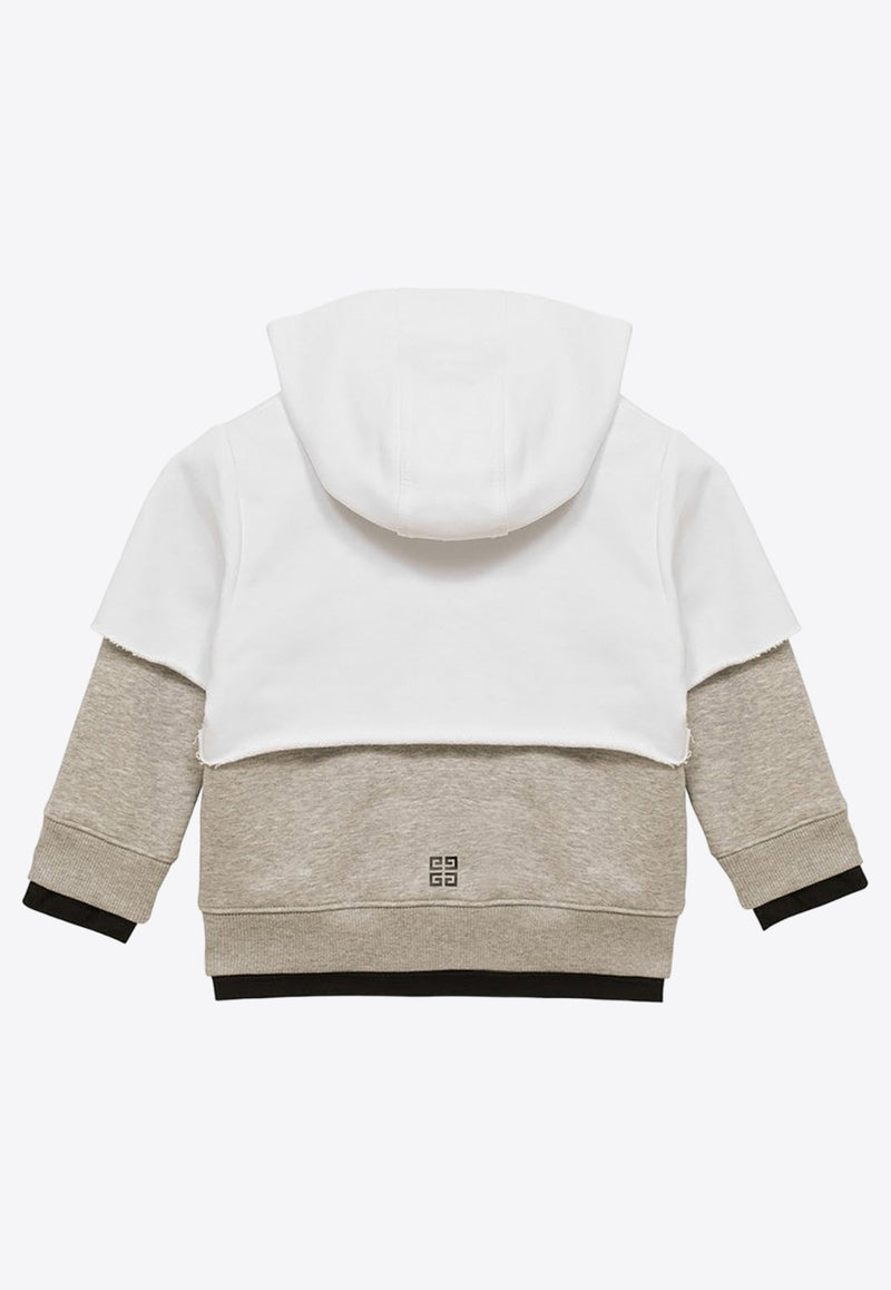 Boys Layered Zip-Up Hoodie