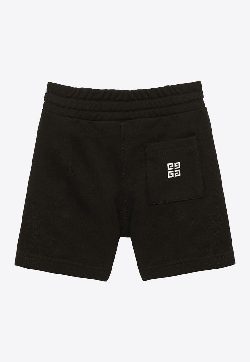 Boys Logo Print Drawstring Shorts