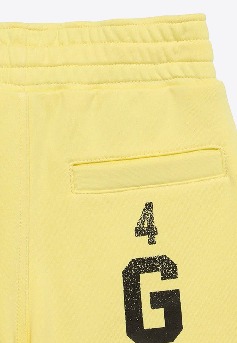 Boys Logo Print Drawstring Shorts