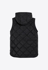 Girls Removable-Sleeves Quilted Parka