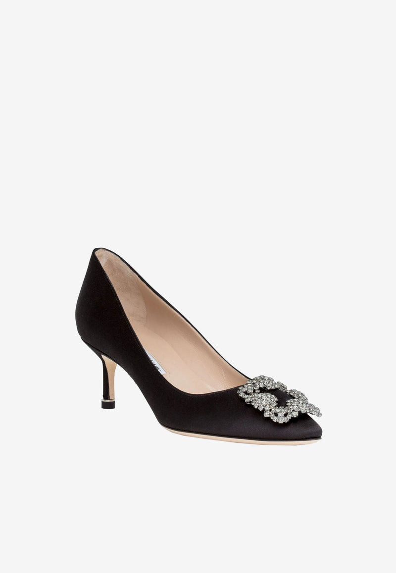 Hangisi 50 FMC Crystal-Embellished Satin Pumps