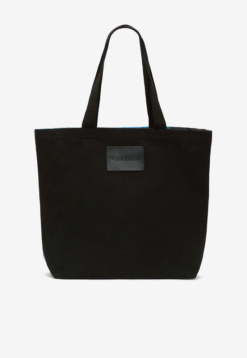 Printed Canvas Tote Bag