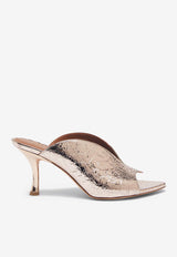 Henri 70 Metallic Leather Mules