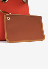 Herbag 31 in Orange Mecano, Cuivre Toile and Fauve Vache Hunter with Gold Hardware