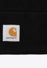 Logo Patch Knitted Beanie