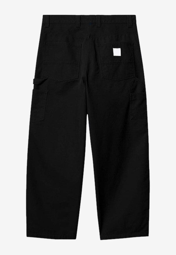 Wide Double-Layer Panel Pants