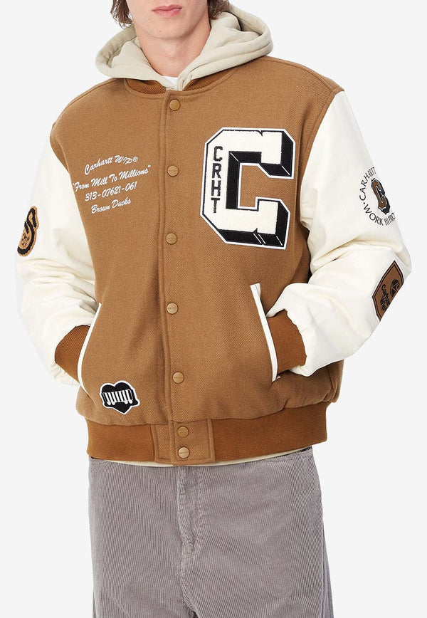 Brown Ducks Bomber Jacket