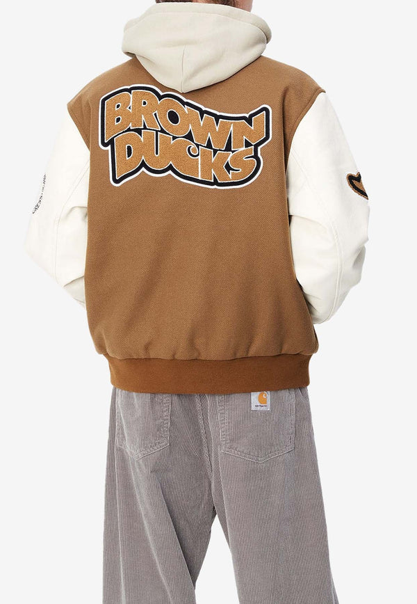 Brown Ducks Bomber Jacket