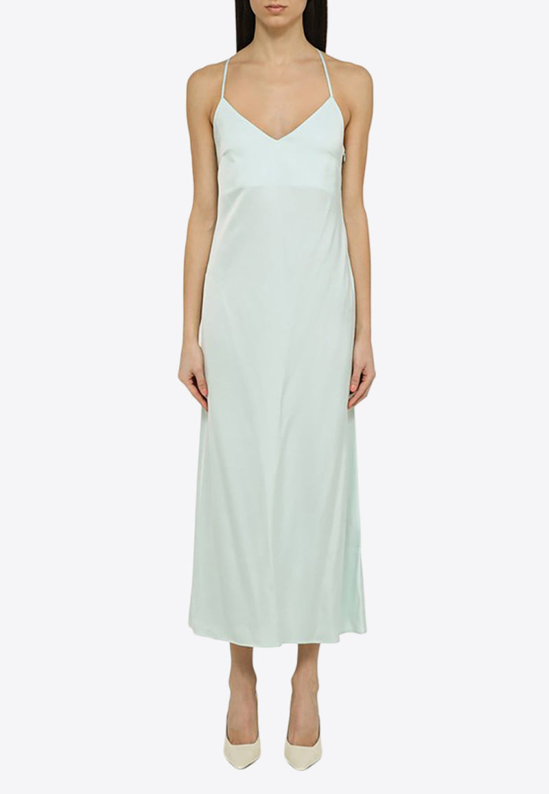 Noel Satin Midi Dress