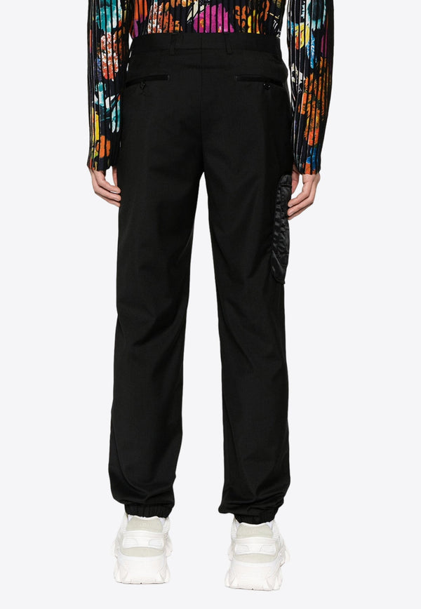 Logo Patch Tailored Pants