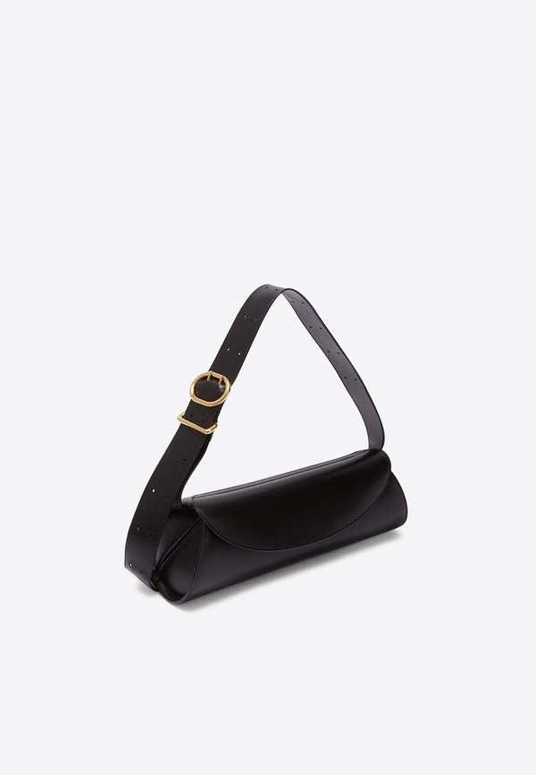 Small Cannolo Shoulder Bag in Calf Leather