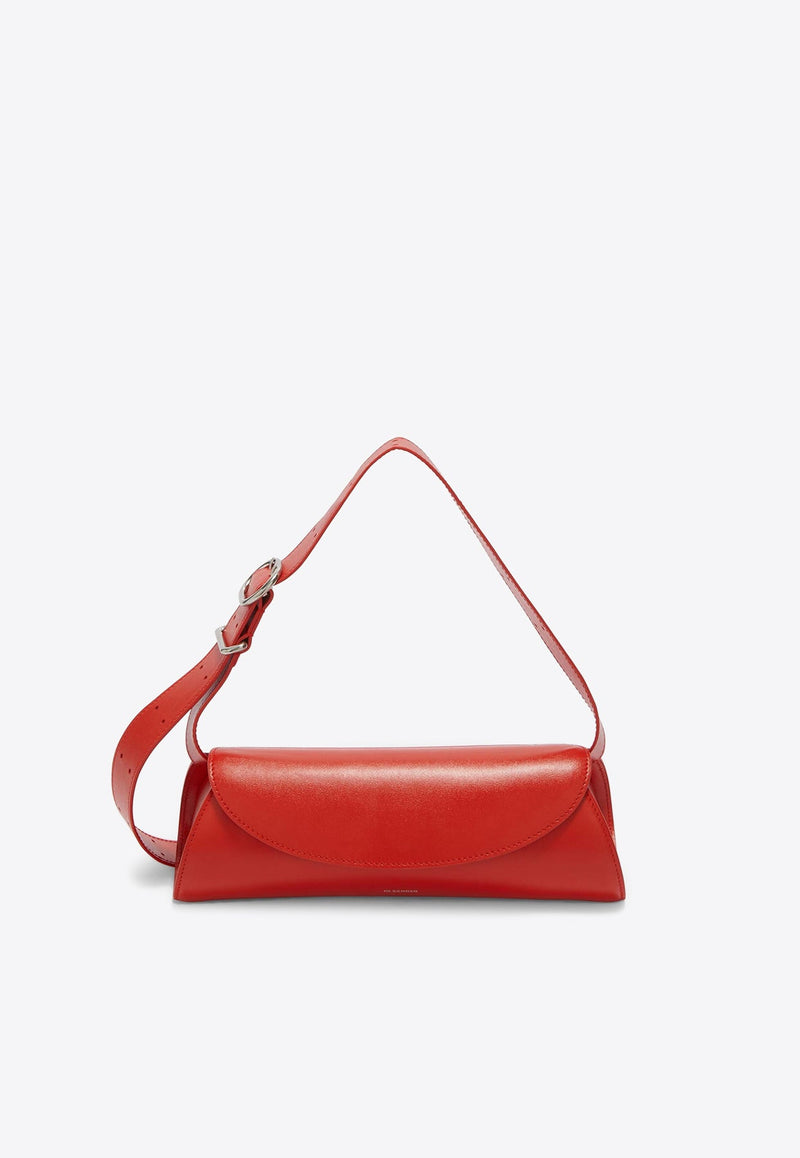 Small Cannolo Calf Leather Shoulder Bag