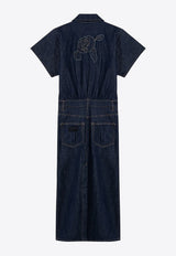 Midi Denim Shirt Dress