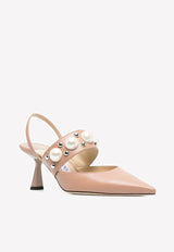 Breslin 65 Slingback Pumps in Lambskin