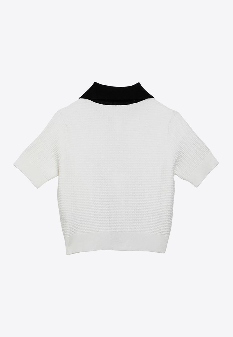 Texture Knit Cardigan Top