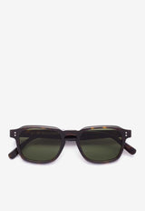 Luce 3627 Tortoiseshell Square Sunglasses