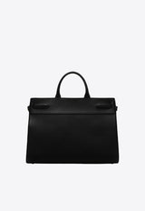 Large Whitney Top Handle Bag in Grain Leather