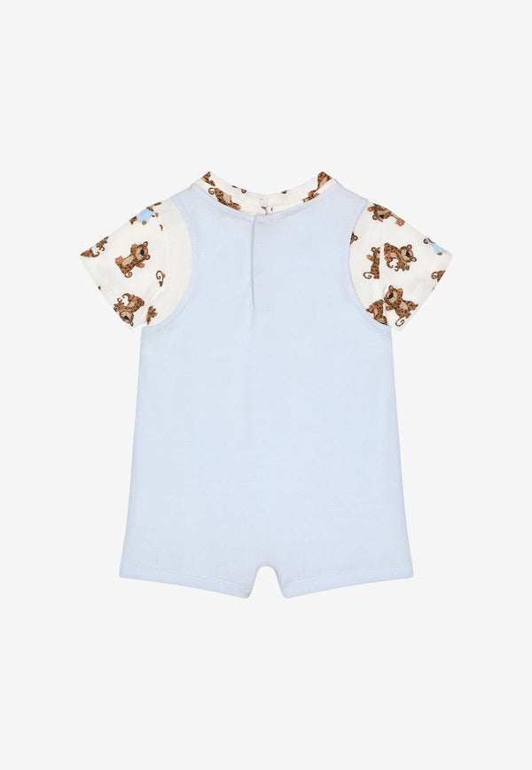 Baby Boys Leopard-Print Jersey Onesie