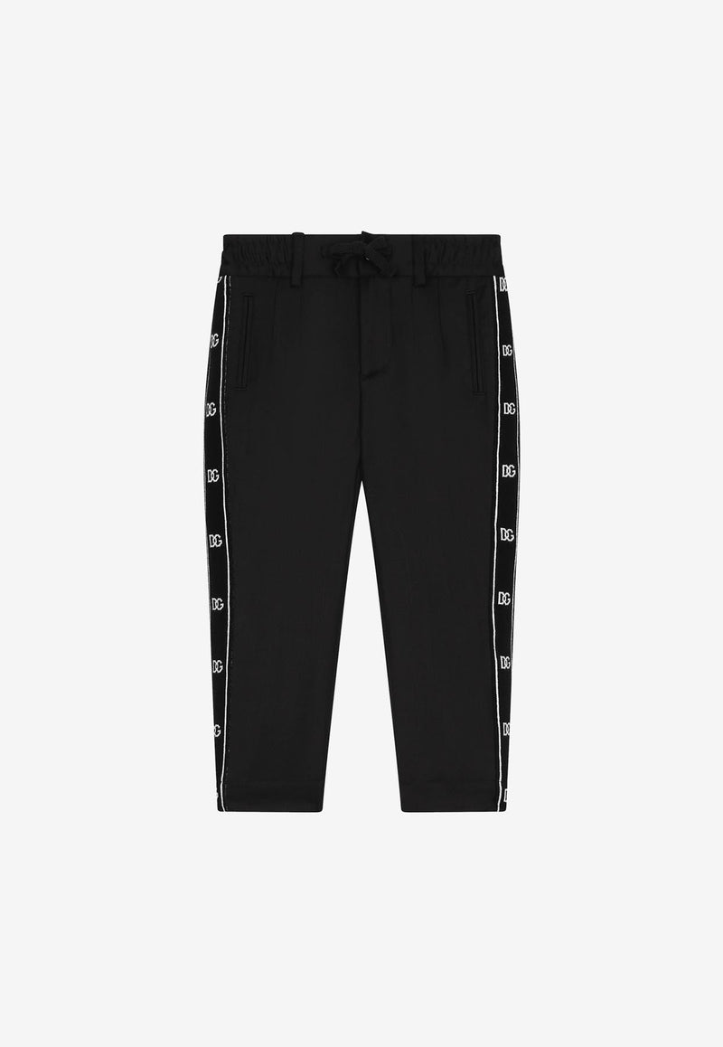 Boys Stretch Pants in Wool