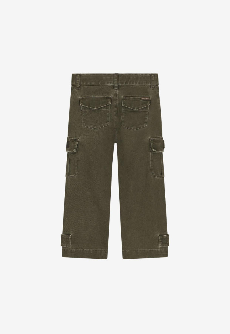 Boys Washed-Out Cargo Pants