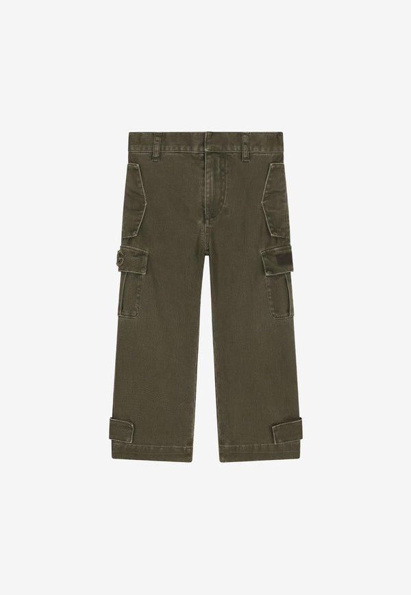 Boys Washed-Out Cargo Pants