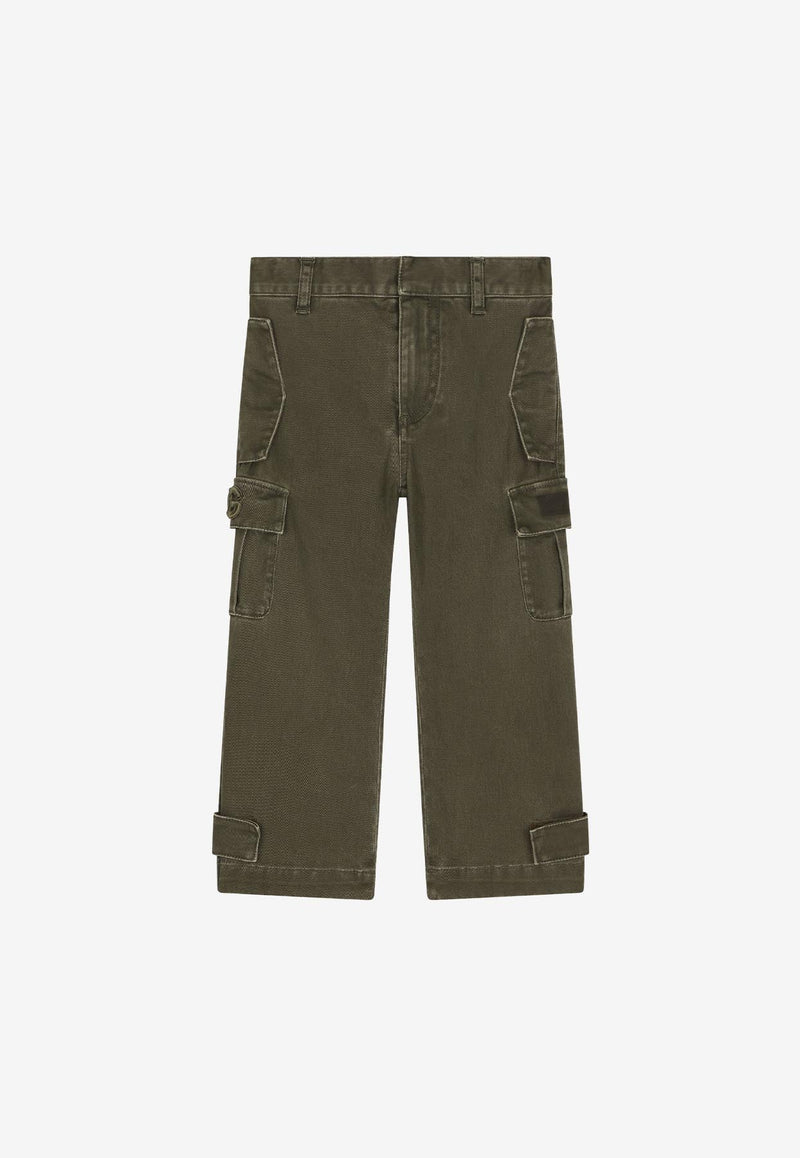 Boys Washed-Out Cargo Pants